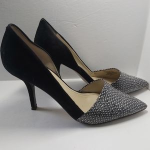 MARC FISHER | Women's Tuscany Heels Pumps Black White 10